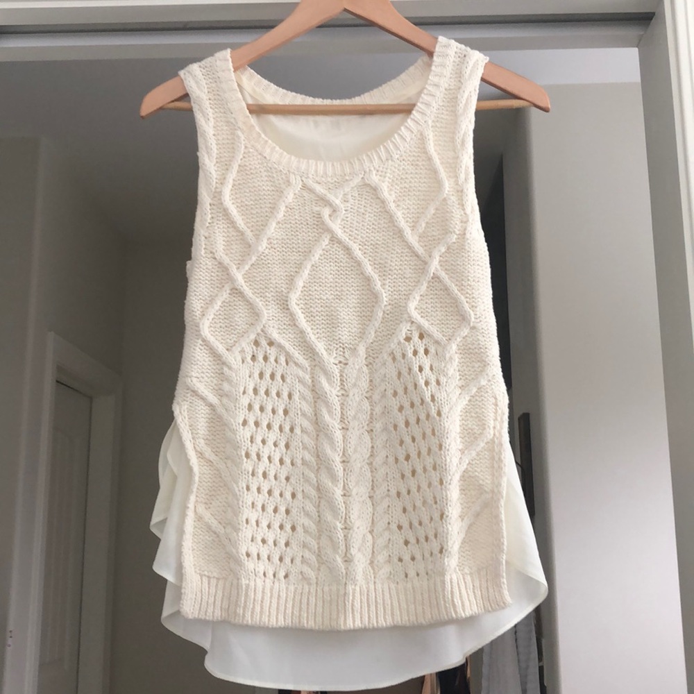 Anthropologie sleeveless sweater top - Picture 1 of 7